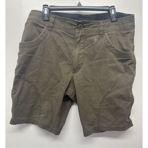 Kuhl Short Men's 34 Brown Nylon Blend‎ Cargo Pockets Outdoor Hiking #44
